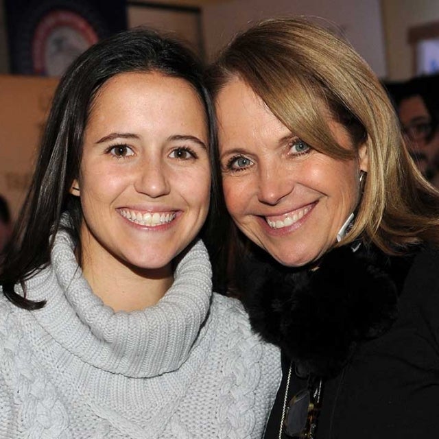 Ellie Monahan and Katie Couric