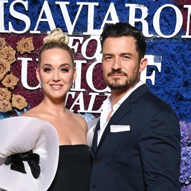 : Katy Perry and Orlando Bloom attend the LuisaViaRoma for Unicef event at La Certosa di San Giacomo on July 31, 2021 in Capri, Italy.