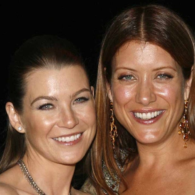 Ellen Pompeo and Kate Walsh at the 58th Primetime Emmys