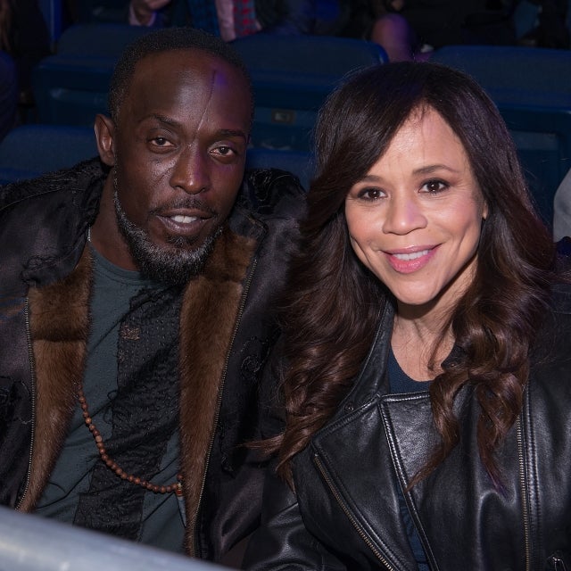 Actors Michael K. Williams and Rosie Perez attend 2015 Throne Boxing at The Theater at Madison Square Garden on January 9, 2015 in New York City.