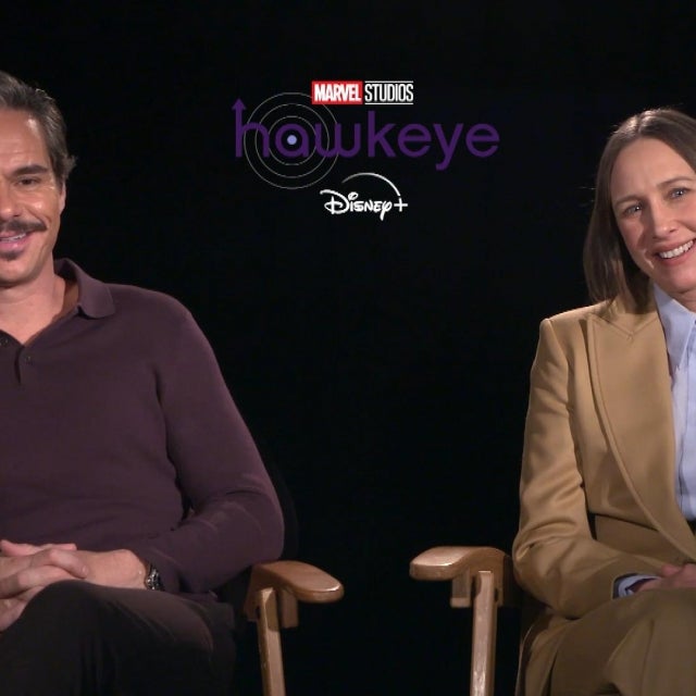 ‘Hawkeye’: Vera Farmiga and Tony Dalton Joke About Being ‘Sword Nerds’ (Exclusive)