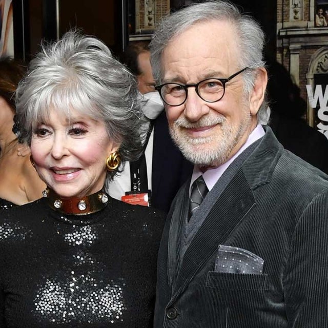 Steven Spielberg and Rita Moreno