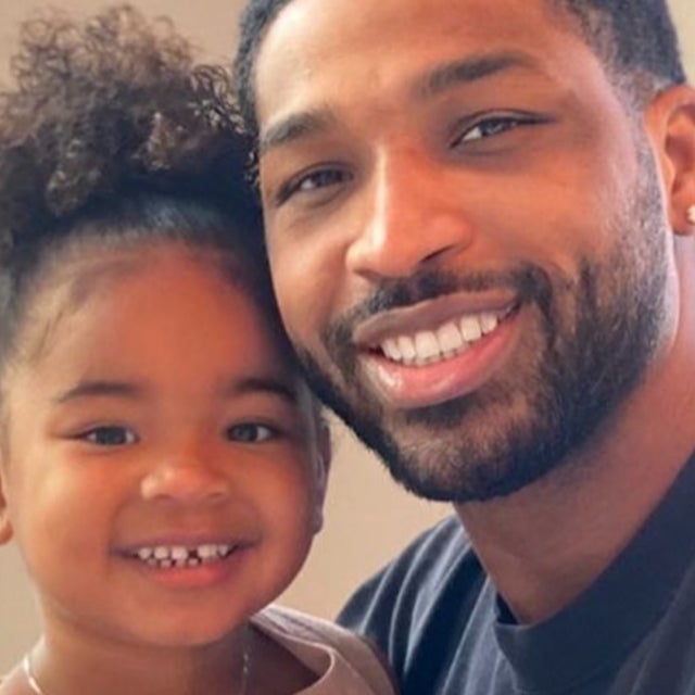 Tristan Thompson Beams in Photo With Daughter True Following Paternity Suit