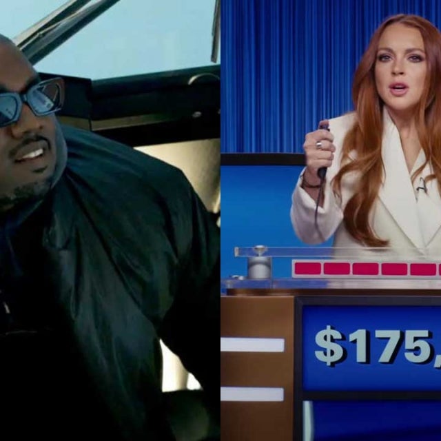 Kanye West and Lindsay Lohan
