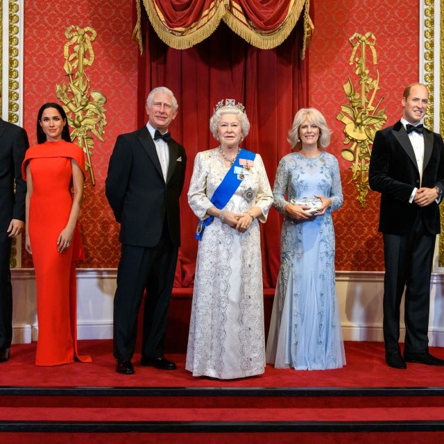Royal family wax figures at Madame Toussands London