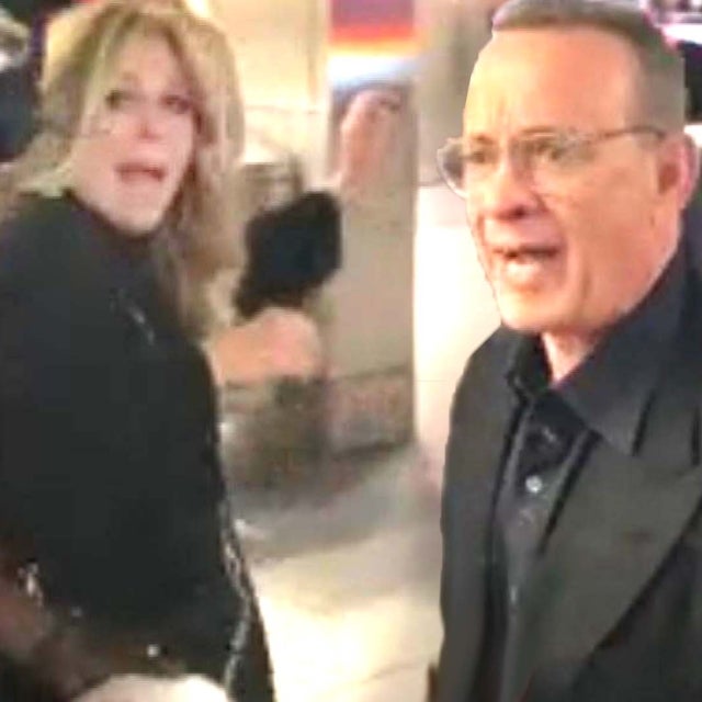 Tom Hanks Snaps After Fans Nearly Trample Wife Rita Wilson 