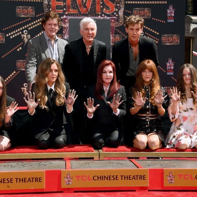 Elvis handprint ceremony TCL Chinese Theatre