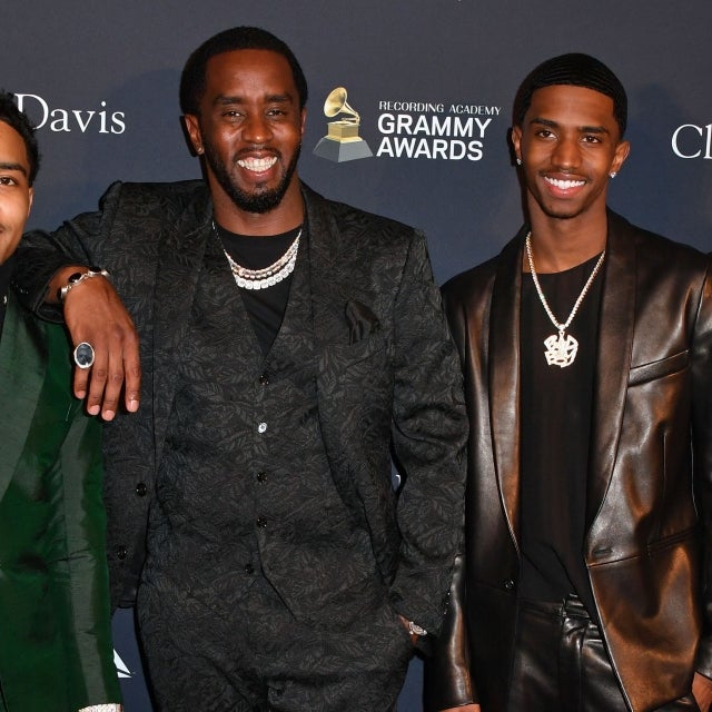 Justin Dior Combs, Honoree Sean "Diddy" Combs, Christian Casey Combs, and Quincy Taylor Brown