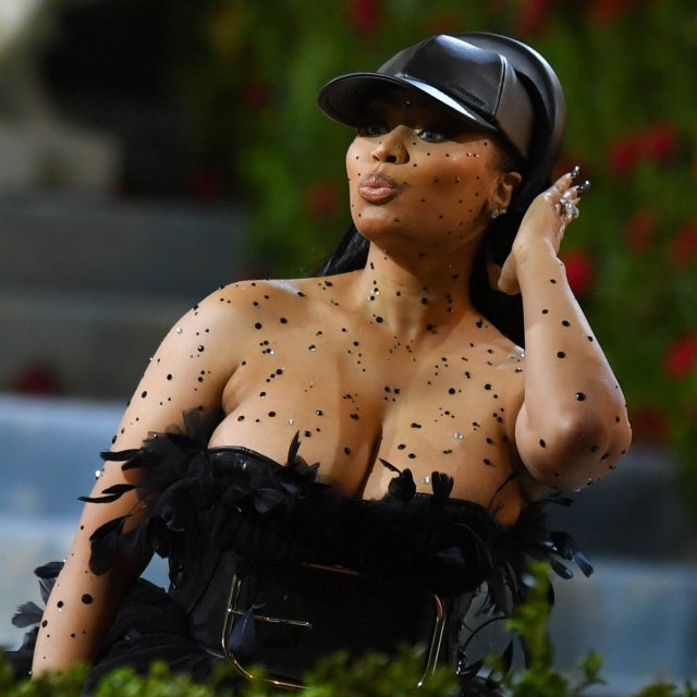 Nicki Minaj is seen at the 2022 Met Gala