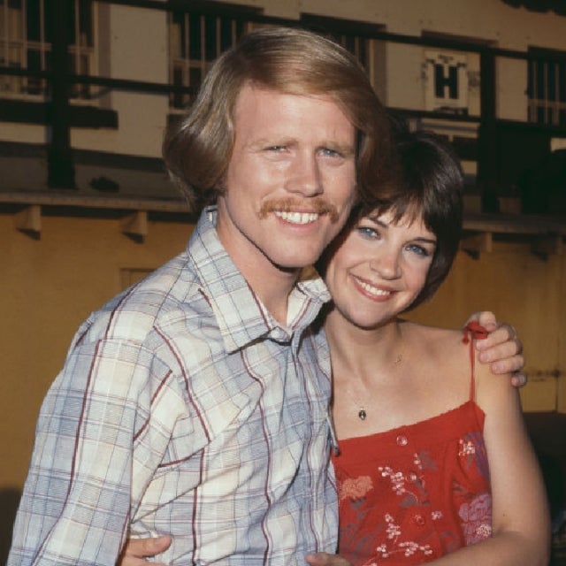 Cindy Williams and Ron Howard
