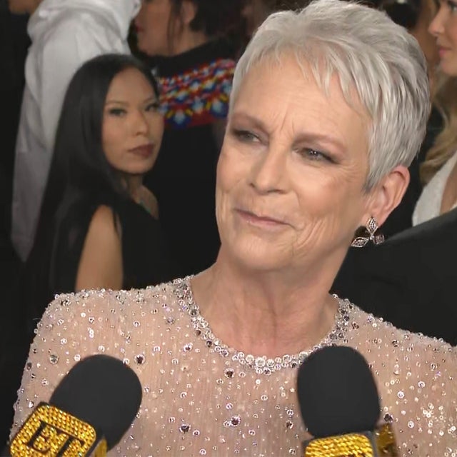 Jamie Lee Curtis Dressed Like an Oscar In Case She Didn’t Win One (Exclusive) 