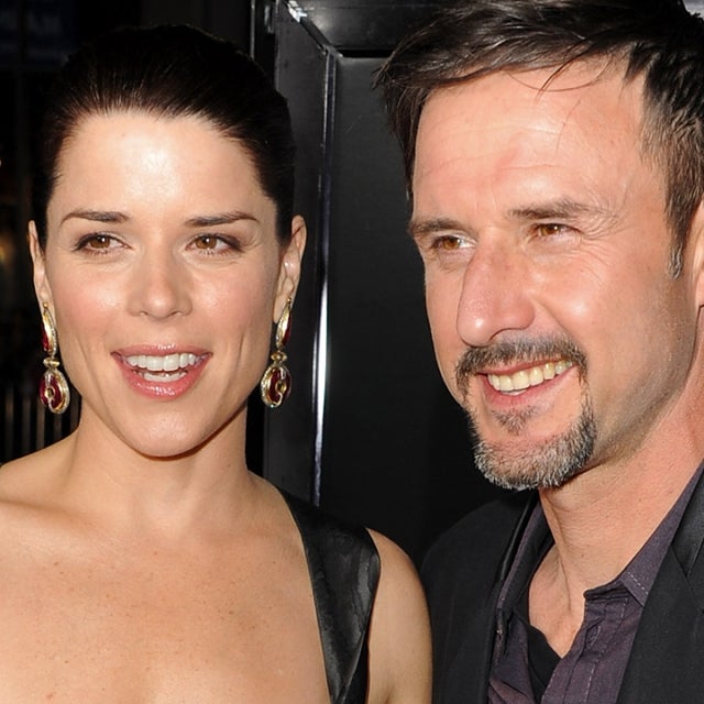 Neve Campbell and David Arquette