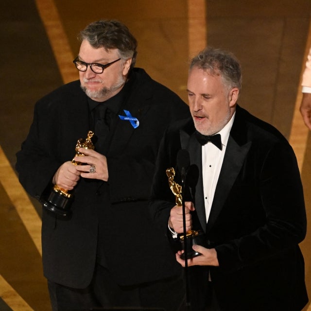 Guillermo del Toro and Mark Gustafson - Best Animated Feature Film for "Guillermo del Toro's Pinocchio" 