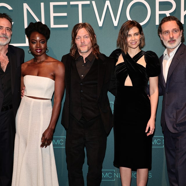 Jeffrey Dean Morgan, Danai Gurira, Norman Reedus, Lauren Cohan and Andrew Lincoln attend the AMC Networks' 2023 Upfront at Jazz at Lincoln Center on April 18, 2023 in New York City.