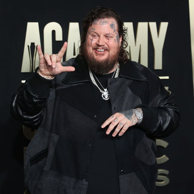 Jelly Roll arrives for the 58th Academy of Country Music awards at The Ford Center at The Star on May 11, 2023 in Frisco, Texas.