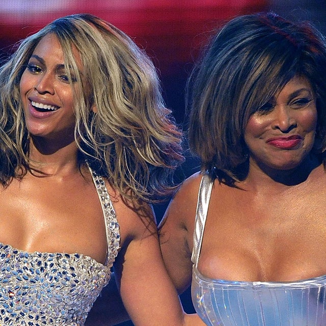 Beyonce Knowles and Tina Turner