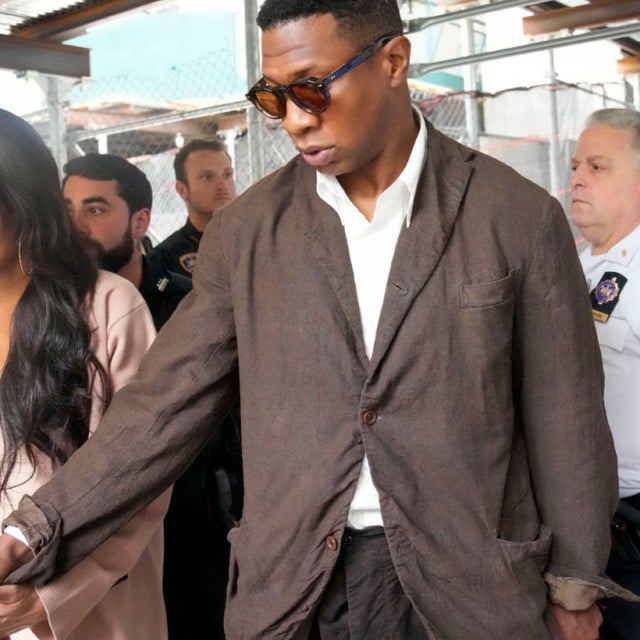 Jonathan Majors appears in Manhattan Court Room Holding Hands with Meagan Good