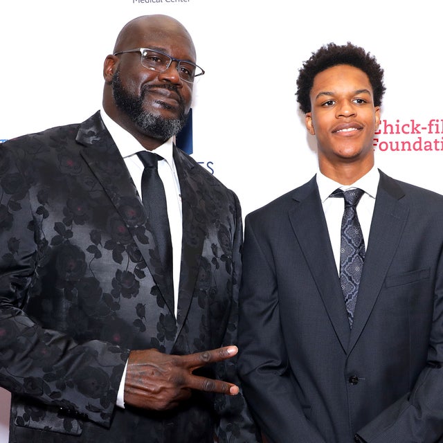 Shaquille O'Neal and Shareef O'Neal 