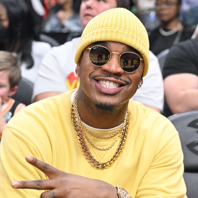 Singer Ne-Yo attends the game between the Brooklyn Nets and the Atlanta Hawks at State Farm Arena on February 26, 2023 in Atlanta, Georgia