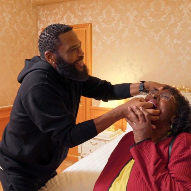 Anthony Anderson pulls out his mother Doris' rotten tooth on the season finale of Trippin' With Anthony Anderson and Mama Doris