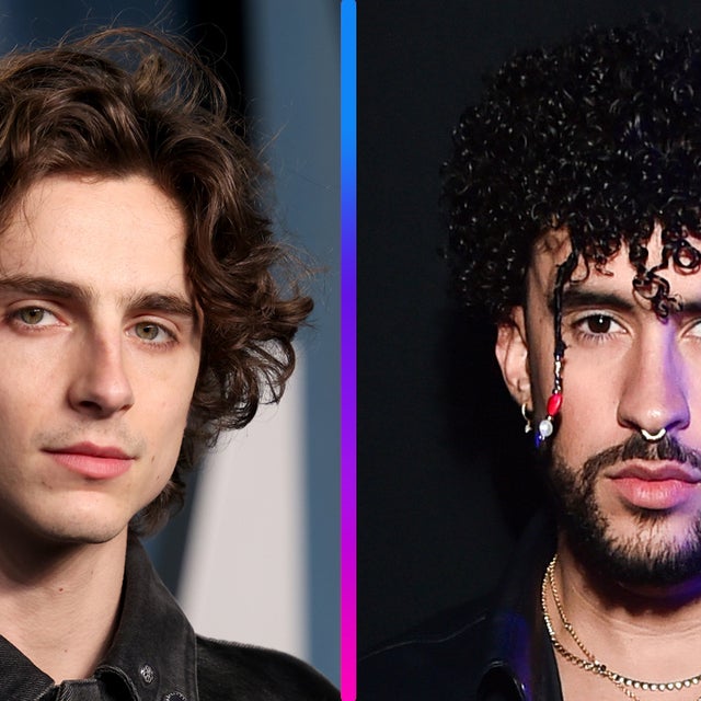 Timothee Chalamet and Bad Bunny 