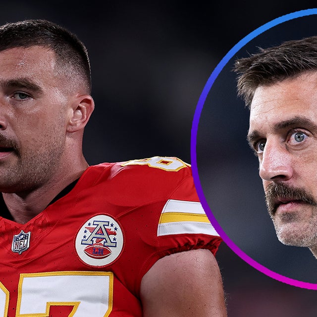 Travis Kelce and Aaron Rodgers