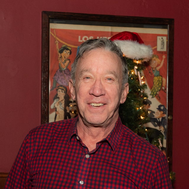 Tim Allen poses for a portrait at the 43rd Annual Laugh Factory free Christmas dinner and show at The Laugh Factory on December 25, 2022 in West Hollywood, California.