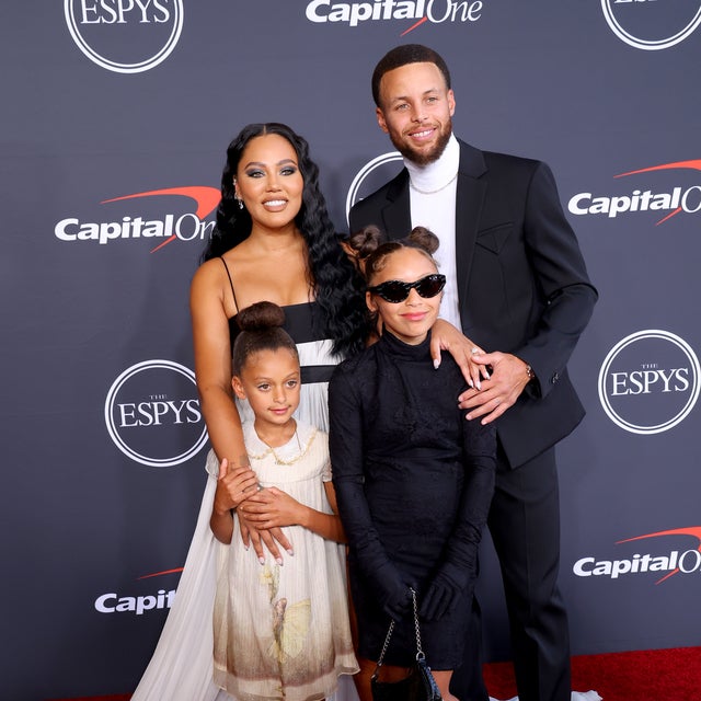 Riley Curry and Ayesha Curry