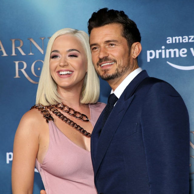 Katy Perry and Orlando Bloom at the 'Carnival Row' premiere 