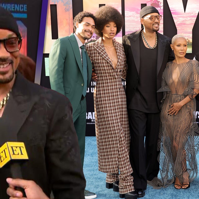 Will Smith Reacts to Jada Pinkett and Their Kids' Support at 'Bad Boys: Ride or Die' Premiere