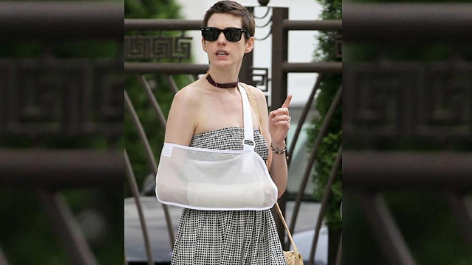 Anne Hathaway Injures Wrist in 'Minor Accident' | Entertainment Tonight