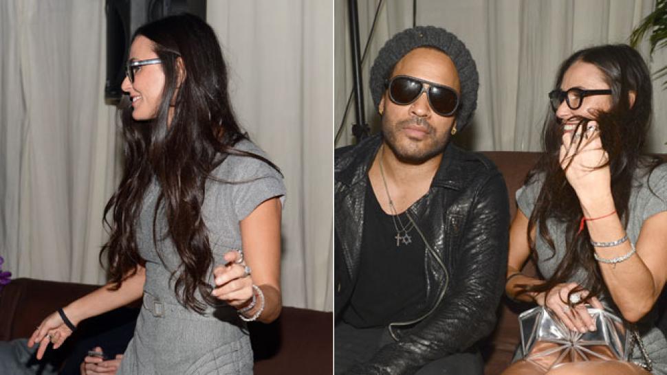 Demi Moore S Bizarre Star Studded Night Out Entertainment Tonight