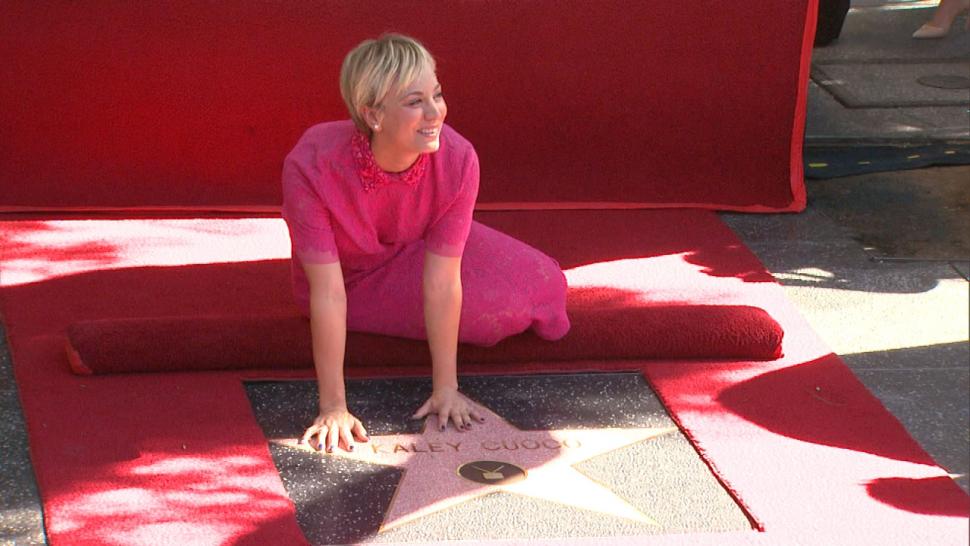 Kaley Cuoco Gets Hollywood Walk of Fame Star Right Near 