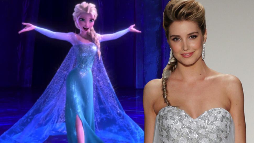 Here's What the 'Frozen' Wedding Dress Looks Like in Real 