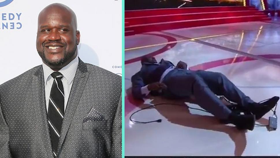 Watch Shaq Take An Epic Spill And See The Funniest Memes Inspired By