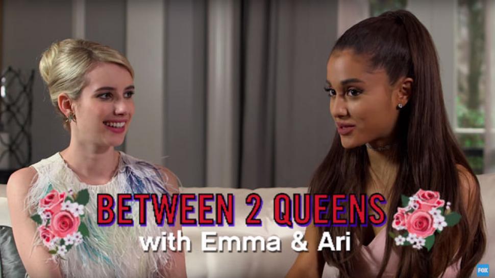 EXCLUSIVE: 'Scream Queens' Ariana Grande & Emma Roberts Confess Their  Celebrity Crushes (And So Much More!) | Entertainment Tonight