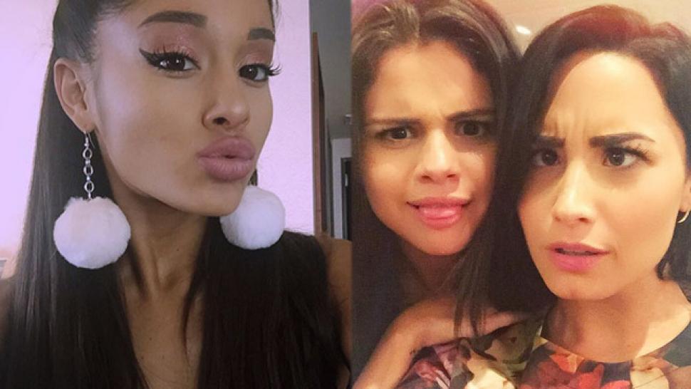 Ariana Grande, Demi Lovato and Selena Gomez Gush Over Each Other on Twitter  | Entertainment Tonight