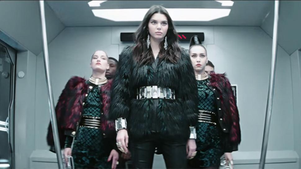 Kendall Jenner Shows Off Skills in Sexy New Balmain x Commercial | Tonight