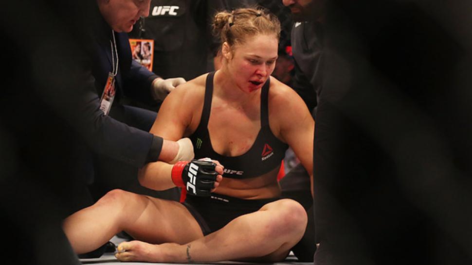 Ronda Rousey Breaks Her Silence On Shocking Holly Holm Loss I Just Feel So Embarrassed Entertainment Tonight
