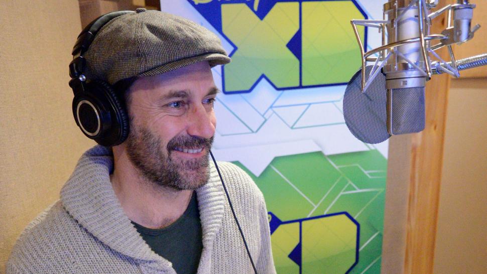 EXCLUSIVE First Look At Jon Hamm Being Adorable While Lending His