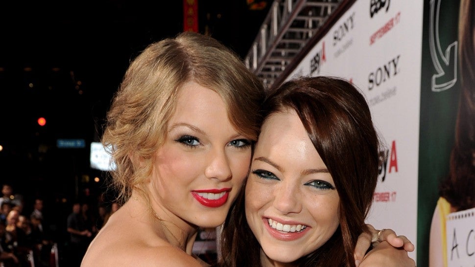 Emma Stone Reunites With Taylor Swift At Her New Jersey