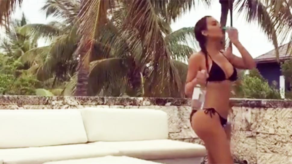 Kim Kardashian Claims Bikini Photos Of Her In Mexico Were