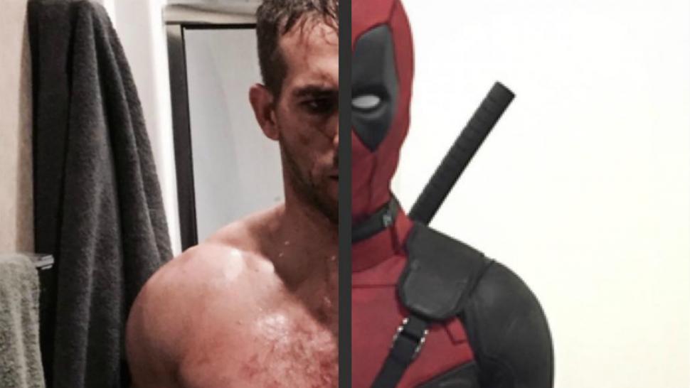 Ryan Reynolds Is Absolutely Ripped Under His 'Deadpool' Costume -- See