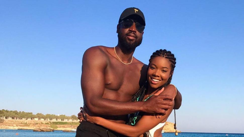 Dwyane Wade and Gabrielle Union in Greece