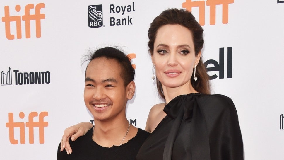 Angelina Jolie and Maddox at TIFF red carpet
