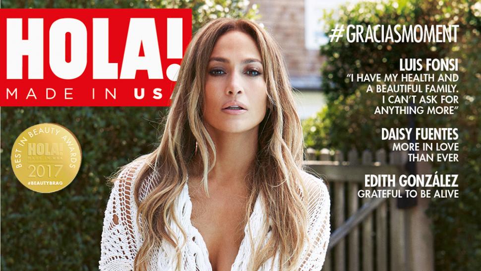 Jennifer Lopez on the cover of HOLA! magazine