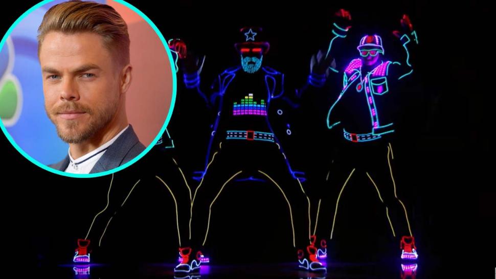 Derek Hough Sneaks Into the 'America's Got Talent' Finale, Dances Light Balance | Entertainment Tonight