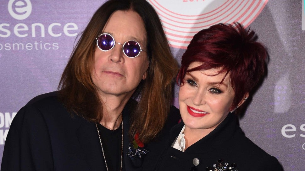 Ozzy Osbourne and Sharon Osbourne at the MTV EMA's 2014