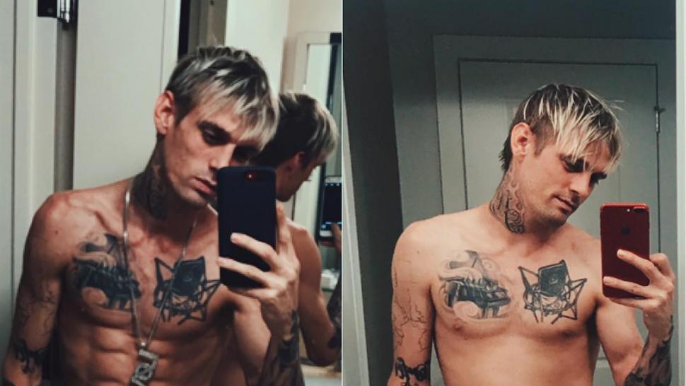 Aaron Carter Returns to Social Media to Show 30 Pound Weight Gain