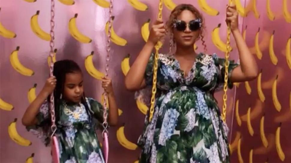 Beyonce and Blue Ivy are twinning